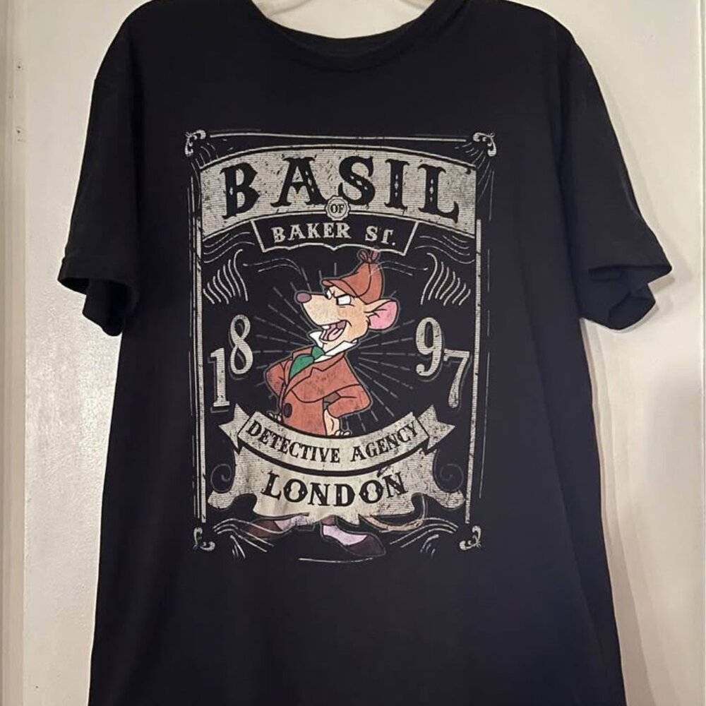 Disney's Basil Rathbone Graphic Tee, Large